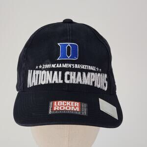 2001 NCAA Men's Basketball Duke Blue Devils National Champions Baseball Hat Cap
